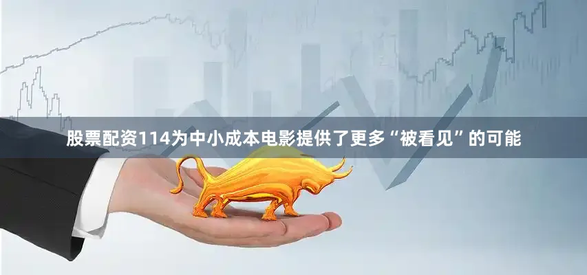 股票配资114为中小成本电影提供了更多“被看见”的可能
